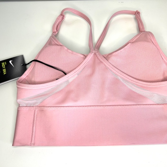 NWT Nike Dri-Fit Indy Athletic Bra Top Bralette Pink XS NEW - Picture 8 of 16